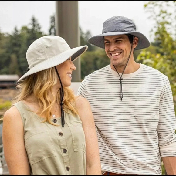 Solar Escape UV Explorer Beige Unisex Boonie Hat - Picture 7 of 12